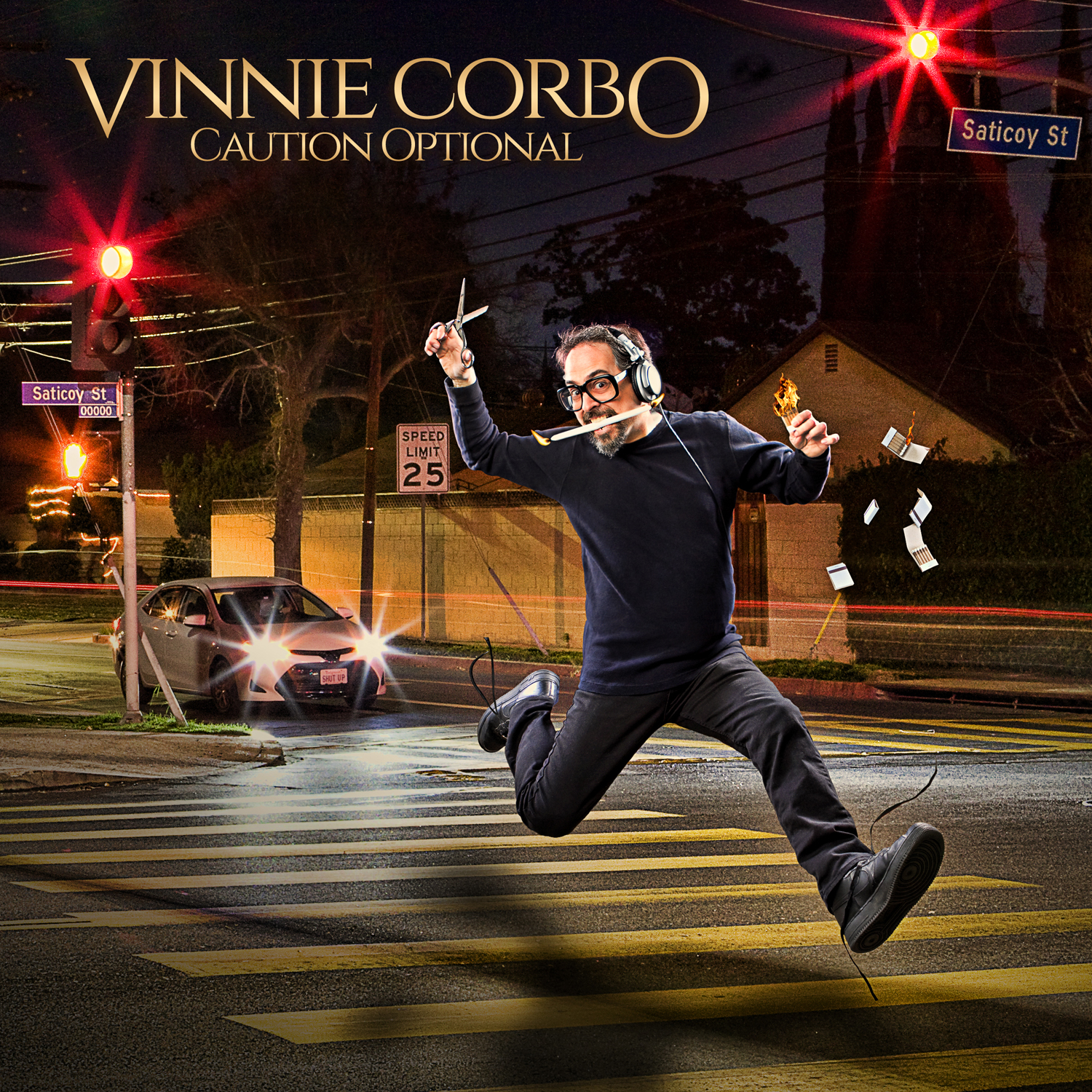 Vinnie Corbo Caution Optional Album Cover