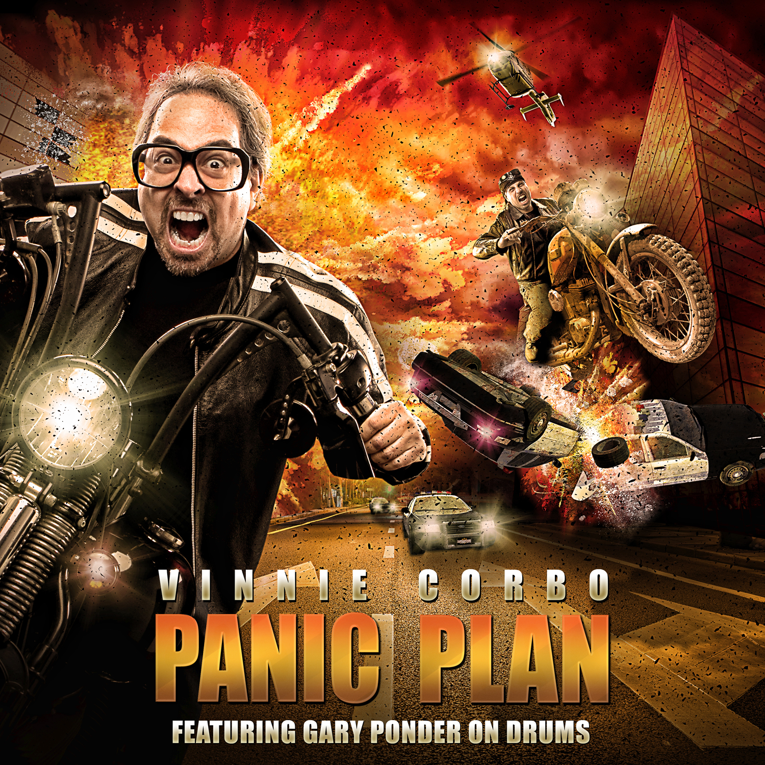 Vinnie Corbo Panic Plan Album Cover