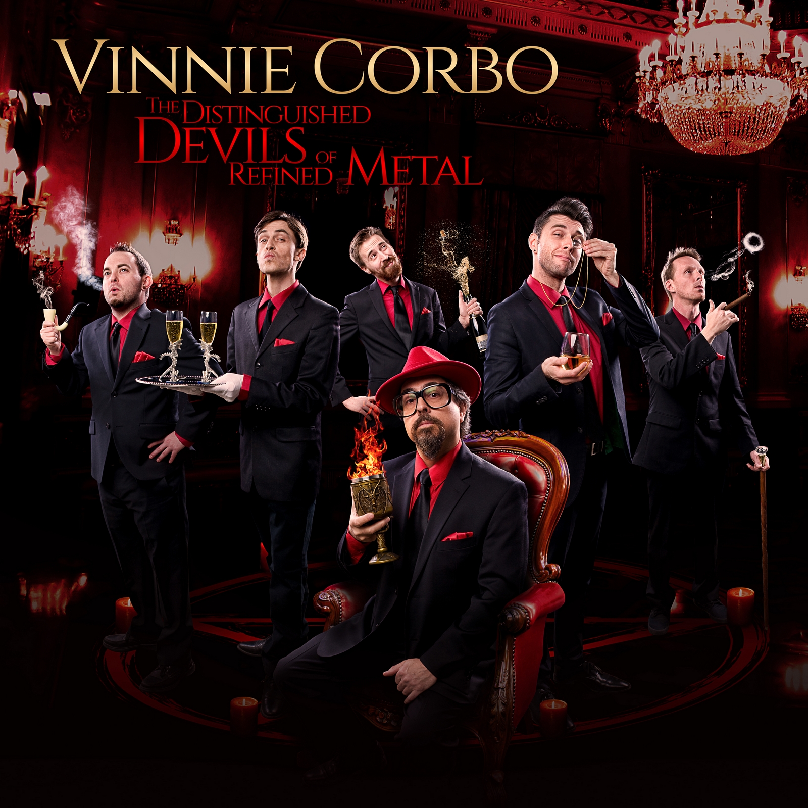 Vinnie Corbo The Distinguished Devils of Refined Metal Album Cover